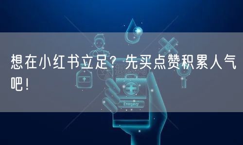 想在小红书立足？先买点赞积累人气吧！