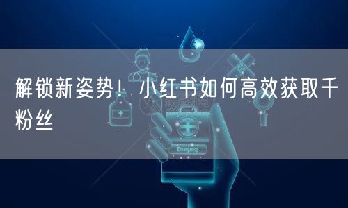 解锁新姿势！小红书如何高效获取千粉丝