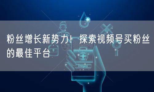 粉丝增长新势力！探索视频号买粉丝的最佳平台
