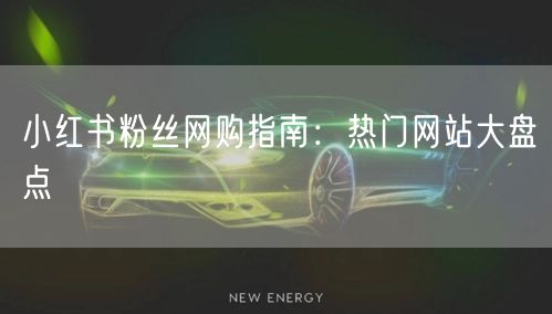 小红书粉丝网购指南：热门网站大盘点