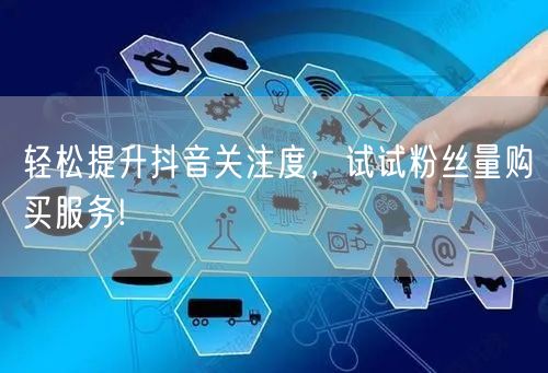 轻松提升抖音关注度，试试粉丝量购买服务!
