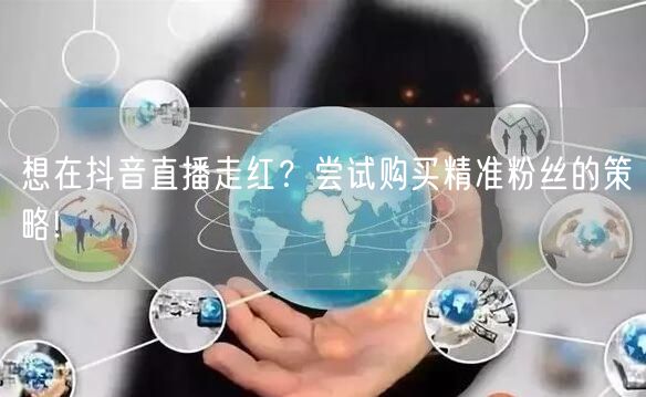 想在抖音直播走红？尝试购买精准粉丝的策略!