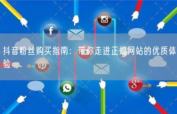 抖音粉丝购买指南：带你走进正规网站的优质体验