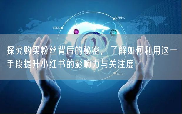 探究购买粉丝背后的秘密,了解如何利用这一手段提升小红书的影响力与关注度!