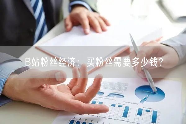 B站粉丝经济：买粉丝需要多少钱？