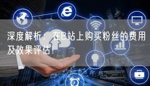 深度解析：在B站上购买粉丝的费用及效果评估！