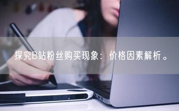 探究B站粉丝购买现象：价格因素解析。