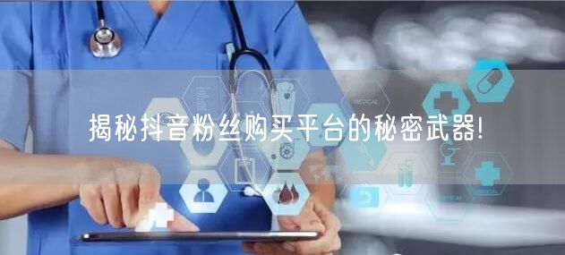 揭秘抖音粉丝购买平台的秘密武器!