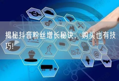 揭秘抖音粉丝增长秘诀，购买也有技巧!